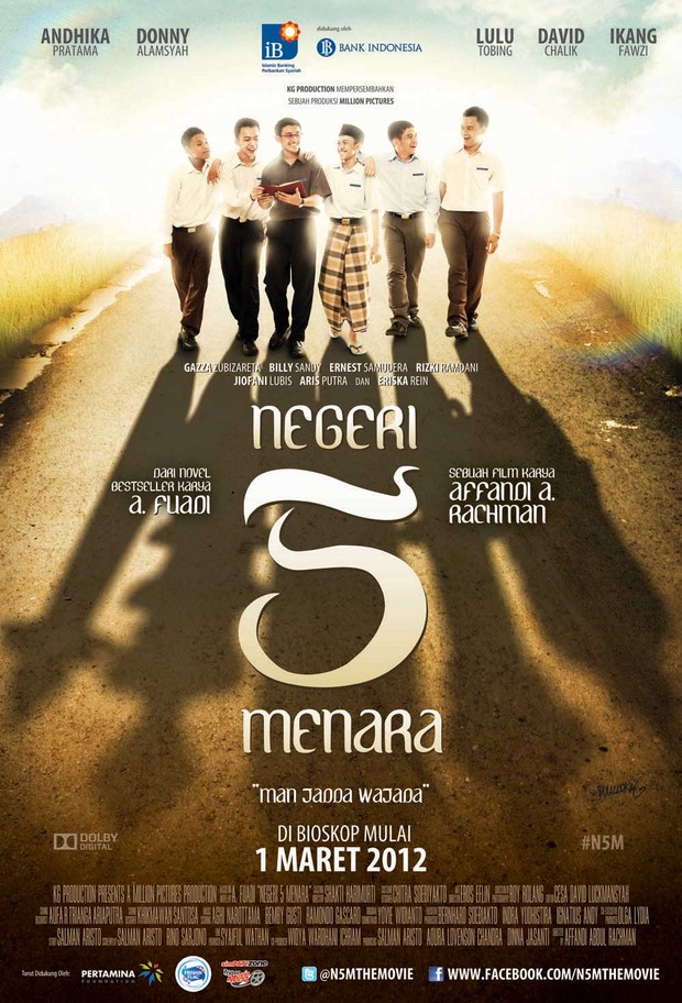 Film motivasi Indonesia, Negeri 5 Menara (2012)/ Foto: Million Pictures