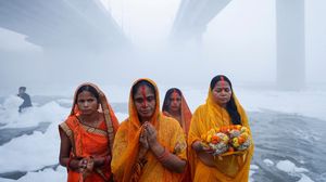 Potret Busa Beracun di Sungai Yamuna India
