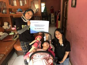 Berartinya Donasi Sahabat Baik untuk Mutia Penderita Cerebral Palsy