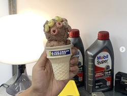 Unik! Pengalaman Makan Es Krim di Bandung Ini Serasa di Bengkel