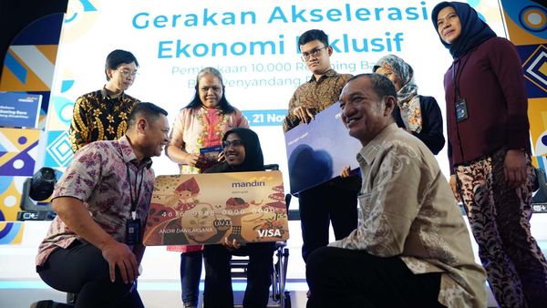 10.000 Penyandang Disabilitas Dapet Rekening Bank Mandiri