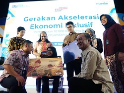 Bank Mandiri Buka 10 Ribu Rekening Baru bagi Disabilitas di Jabar-Yogya