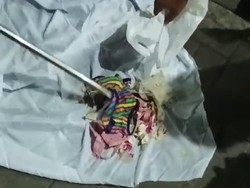 Pembuang Pocong Berisi Pakaian Dalam di SPBU Playen Terekam CCTV