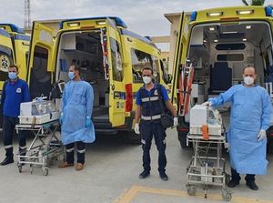 Deretan Ambulans Evakuasi Puluhan Bayi Prematur dari Gaza ke Mesir