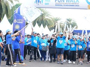 Dies Natalis Ke-70, UKI Gelar Family Gathering-Fun Walk di Monas