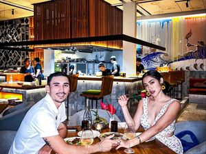 So Sweet! Jessica Iskandar Hobi Kulineran Bareng Suami