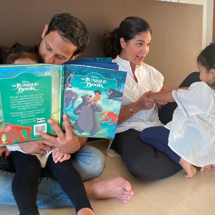 Nadiem dan Franka Makarim dengan Buah Hati