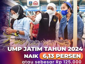 UMP Jatim Naik 6,13%, Khofifah: Sudah Dipertimbangkan Sesuai Ketentuan