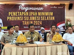 Sah! Pj Gubernur Bahtiar Tetapkan UMP Sulsel 2024 Naik 1,45% Jadi Rp 3,4 Juta