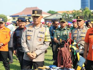 Polda Jatim Gelar Apel Siaga Bencana Hidrometeorologi Dampak La Nina