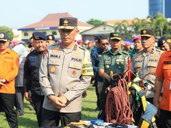 Polda Jatim Gelar Apel Siaga Bencana Hidrometeorologi Dampak La Nina