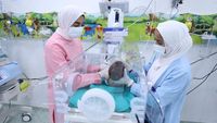 Potret Puluhan Bayi Prematur Palestina Berhasil Dievakuasi ke Mesir