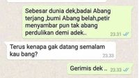10 Chat yang Absurd Banget, Bikin Nyengir Sendiri