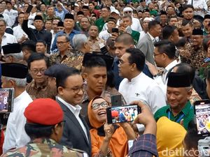 Momen Anies-Cak Imin Hadiri Dialog Terbuka di UMS Solo