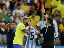 Panas! Darah-Kartu Merah Warnai Laga Brasil Vs Argentina