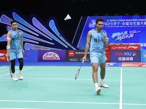 Fajar/Rian Kini Kalahkan Kim/Anders di BWF World Tour Finals 2023