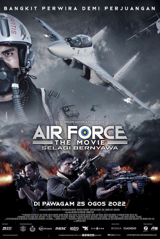Film Malaysia terlaris, Air Force the Movie: Selagi Bernyawa (2022)/ Foto: GSC Movies