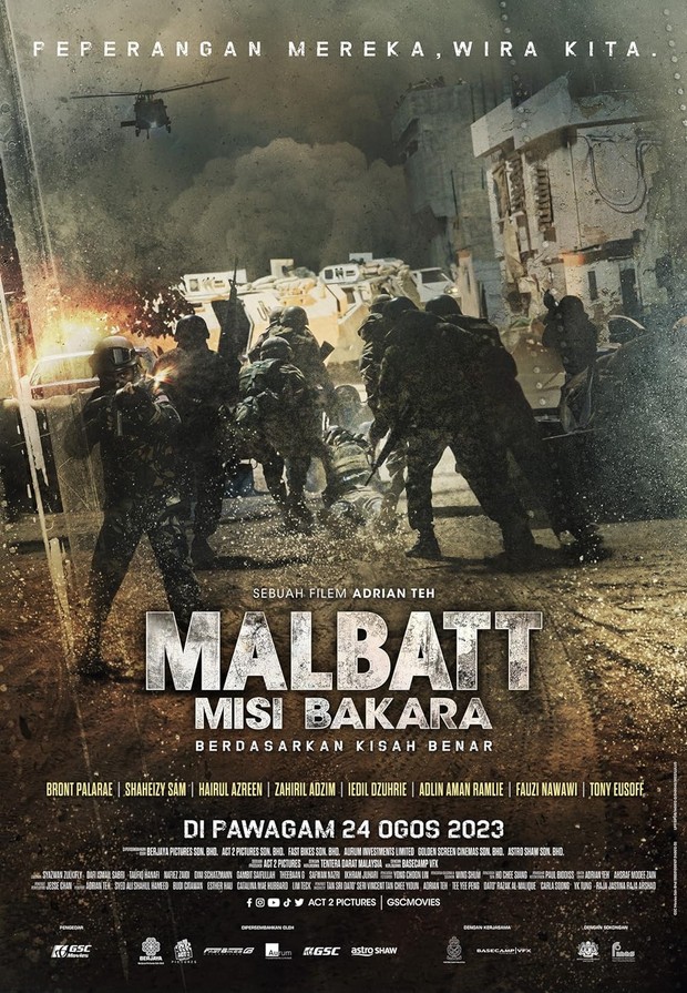 Film Malaysia terlaris, MALBATT: Misi Bakara (2023)/ Foto: Berjaya Pictures