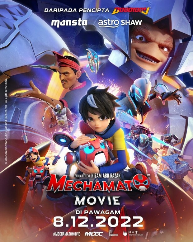Film Malaysia terlaris, Mechamato Movie (2022)/ Foto: Astro Shaw