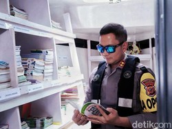 Kala Kapal Patroli di Karawang Disulap Jadi Perpustakaan Terapung