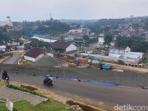 Lalin Jl Batutulis Bogor Dekat Tebing Longsor Ditarget Dibuka 10 Desember
