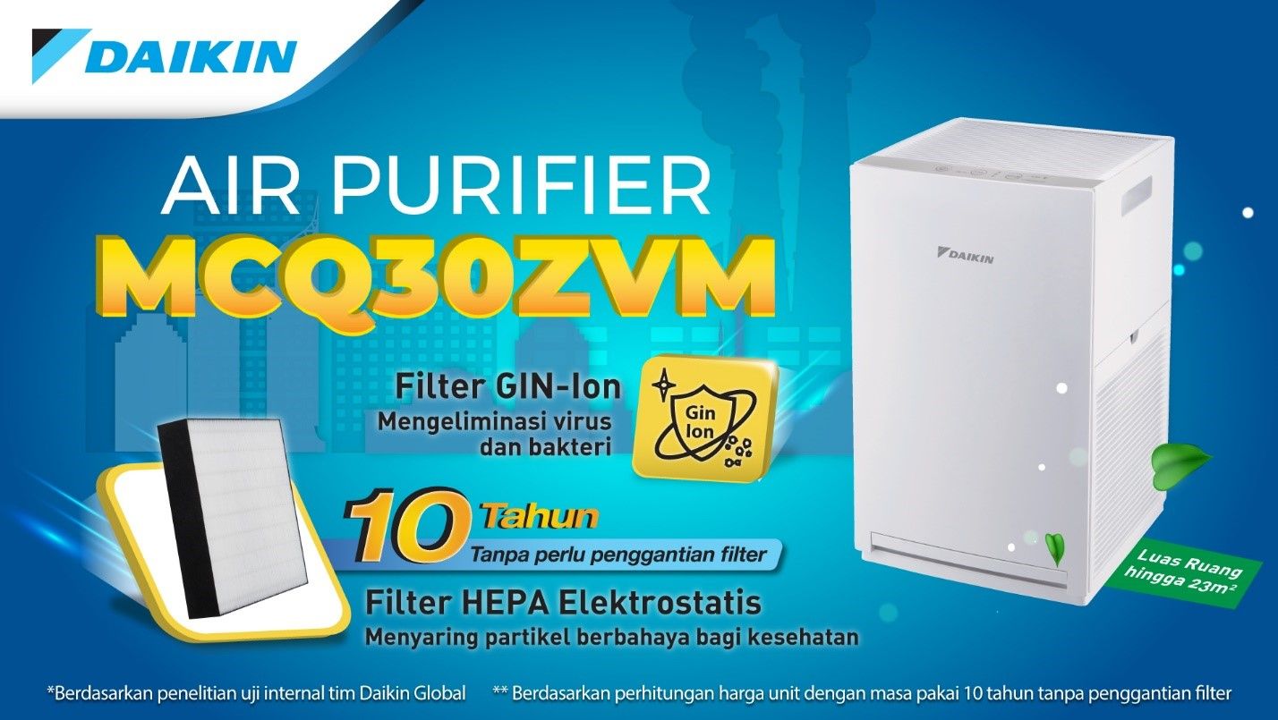 Cara membersihkan deals air purifier daikin