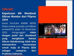 Beredar Berita Gibran Mundur Sebagai Cawapres, Kominfo: Hoaks! Beredar Berita Gibran Mundur Sebagai Cawapres, Kominfo: Hoaks!