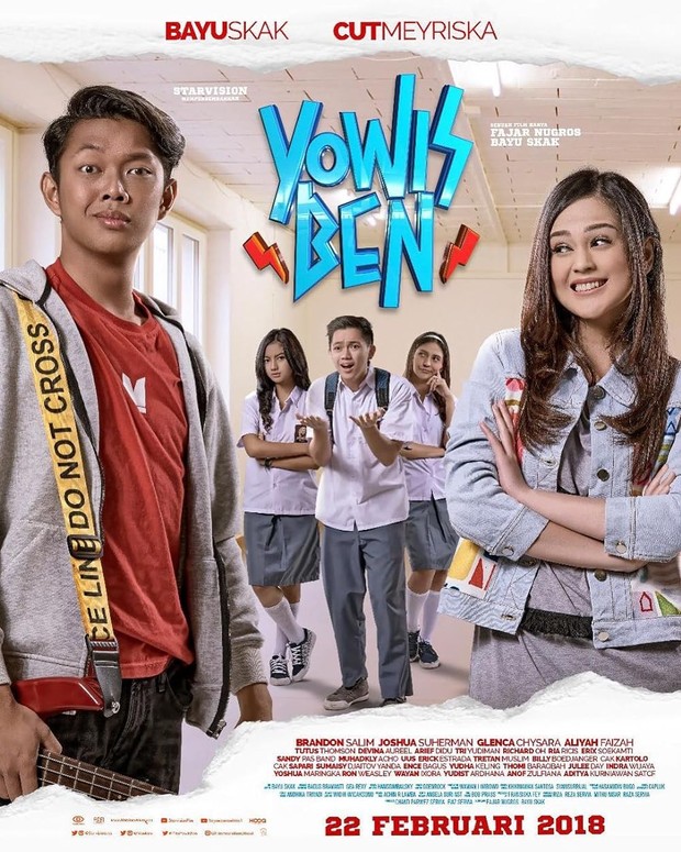 Film remaja Indonesia terbaik, Yowis Ben (2018)/ Foto: Starvision