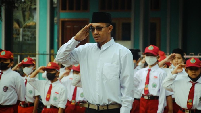 ilustrasi upacara bendera