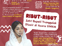 Infografis: Ribut-ribut Istri Bupati Trenggalek Diusir di Acara UMKM
