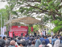 Mahasiswa Gelar Mimbar Demokrasi di ISI Jogja Tolak Politik Dinasti