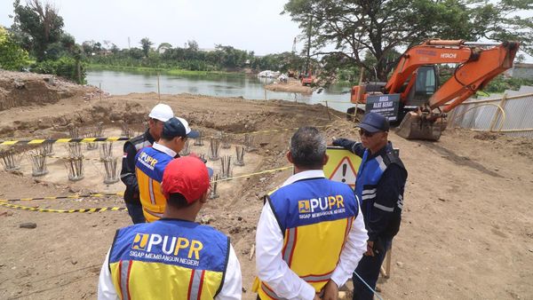 Penampakan Proyek Jembatan Jongbiru yang Telan Rp 25 Miliar