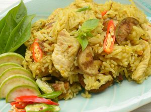 Resep Nasi Goreng Kari dan Terong, Aromatik dan Segar Rasanya