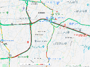 Tol Jakarta Arah Cikampek Macet Parah 13 Km Imbas Demo Buruh
