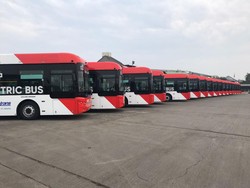 TransJakarta Resmikan 22 Bus Listrik Baru, Waktu Cas Hanya 2 Jam