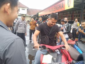 Bahagianya Novi Bagaskara Saat Motornya yang Hilang Kembali Pulang