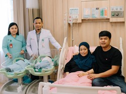 Bayi Kembar Pertama Program IVF RS Awal Bros Sudirman Pekanbaru di Riau
