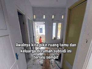 Viral Renovasi Rumah Subsidi Minimalis, Ruang Tamu Tanpa Sekat Jadi Estetis