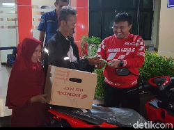 Senangnya Soleh, Dapat Sumbangan 2 Motor Baru Usai Motornya Dicuri Bogor