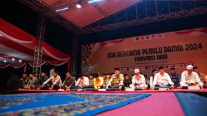 Polda Riau Gelar Salat Subuh dan Doa Bersama Pemilu 2024 Damai