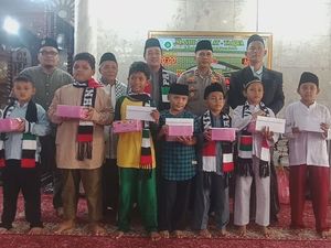 Warga Pesanggrahan Jaksel dan Polisi Gelar Doa Bersama bagi Warga Palestina