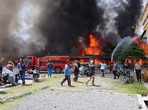 Kebakaran Hanguskan 23 Rumah di Asrama Polres Jayawijaya, Polisi Selidiki