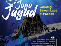 Gunung Bawah Laut Jogo Jagad di Pacitan Resmi Diakui Dunia