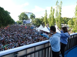 Jalan Sehat Prabowo-Gibran Makassar, Panitia Klaim 1,2 Juta Kupon Terbagikan