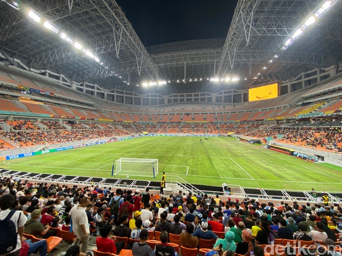 JIS saat Brasil vs Argentina di Piala Dunia U-17 2023