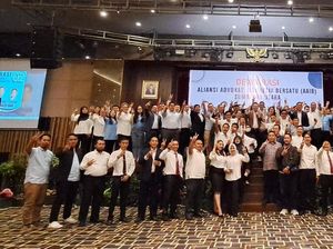 Otto Hasibuan Pimpin Deklarasi AAIB Sumut Dukung Prabowo-Gibran