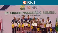 Foto: Podium Juara BNI Sirnas C Palembang
