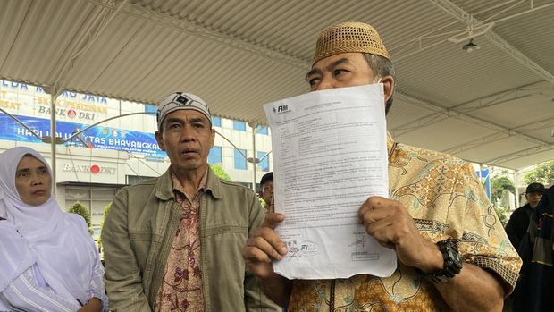 Sebanyak 76 pensiunan guru melapor ke Polda Metro Jaya karena diduga ditipu dengan modus investasi bodong, Sabtu (25/11/2023).