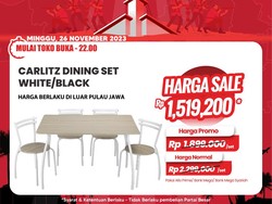 Cari Meja Makan? Besok ke Transmart Full Day Sale, Lagi Banting Harga!