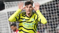 Havertz dibeli Arsenal dari Chelsea pada musim panas 2023 seharga 75 juta Euro atau setara Rp 1,2 triliun (AP)